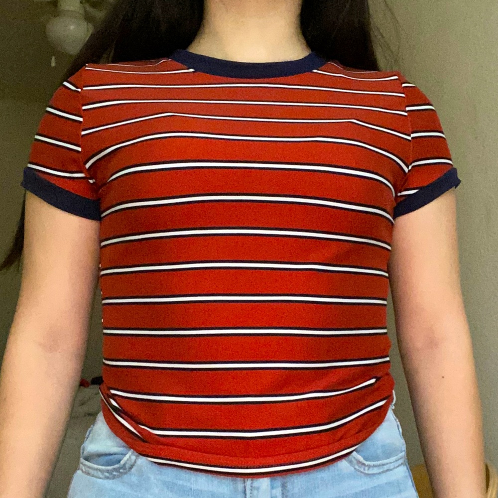 Striped fitted shirt